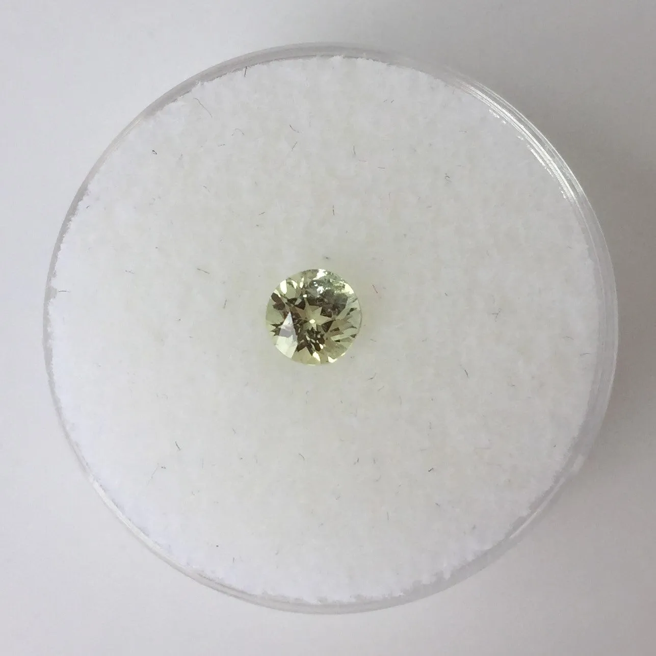 .50 CT YELLOW ROUND MONTANA SAPPHIRE