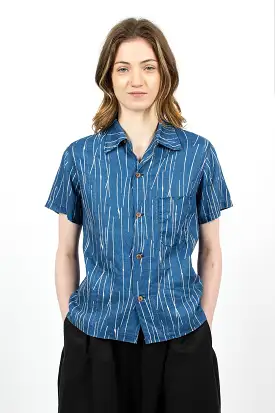 Aloha French Linen Shirt Indigo