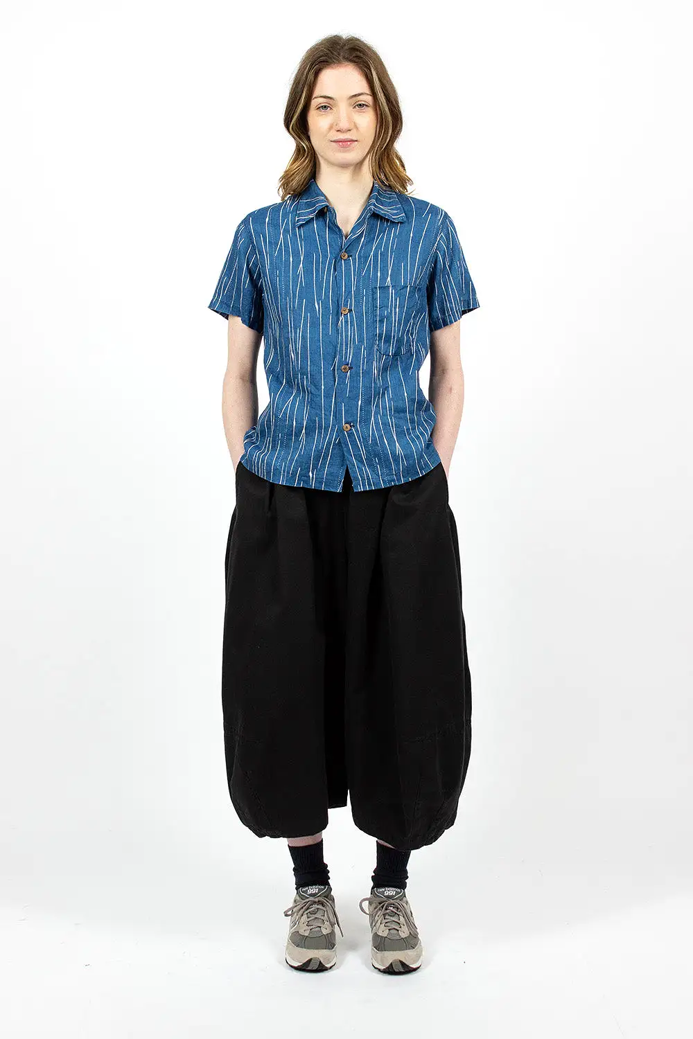 Aloha French Linen Shirt Indigo