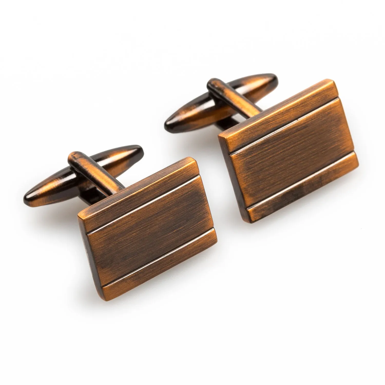 Bateman Antique Copper Cufflinks