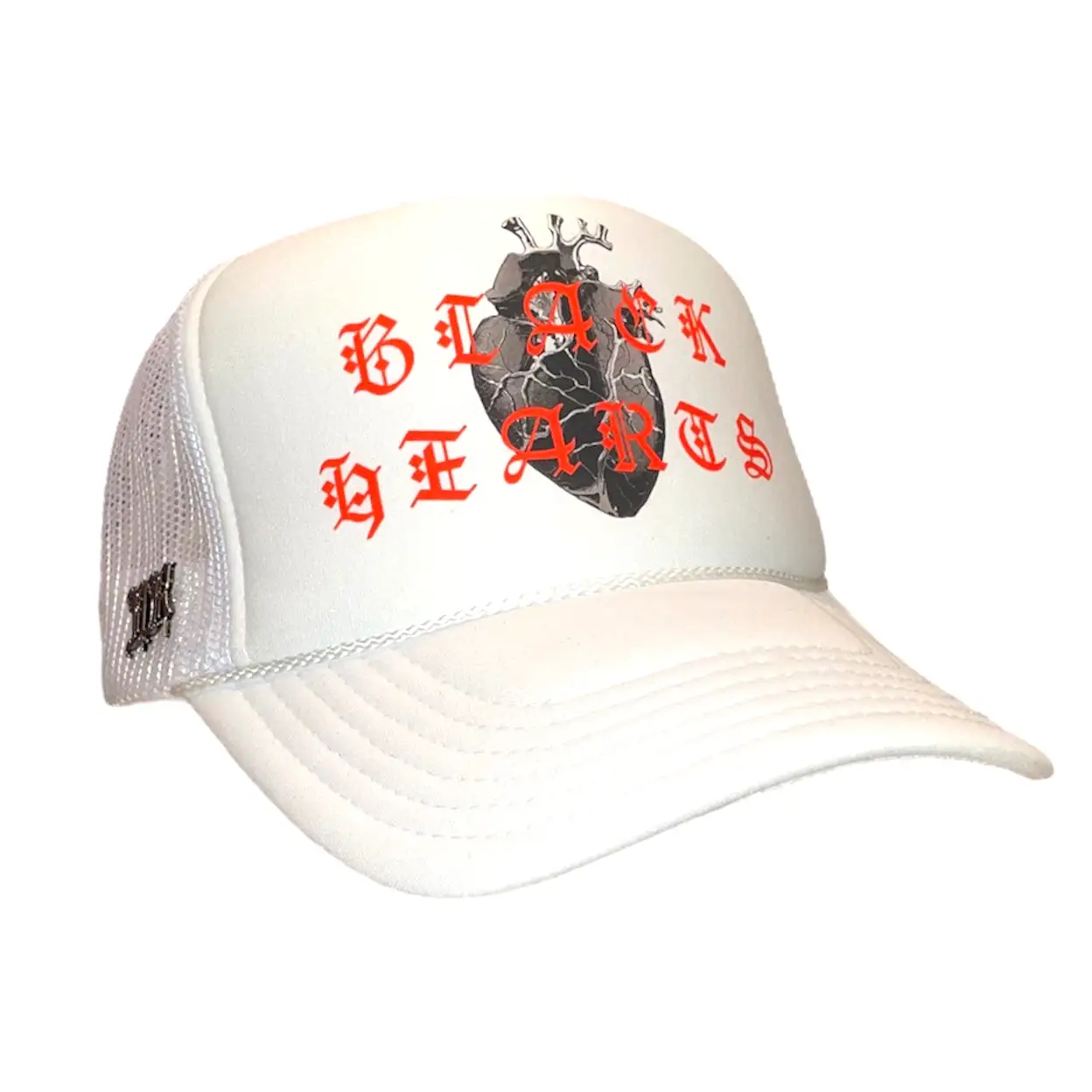 Black Heart Trucker Hat