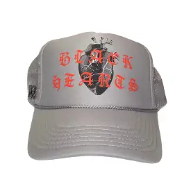 Black Heart Trucker Hat