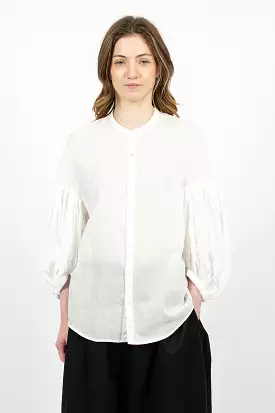 Bouffant Shirt White