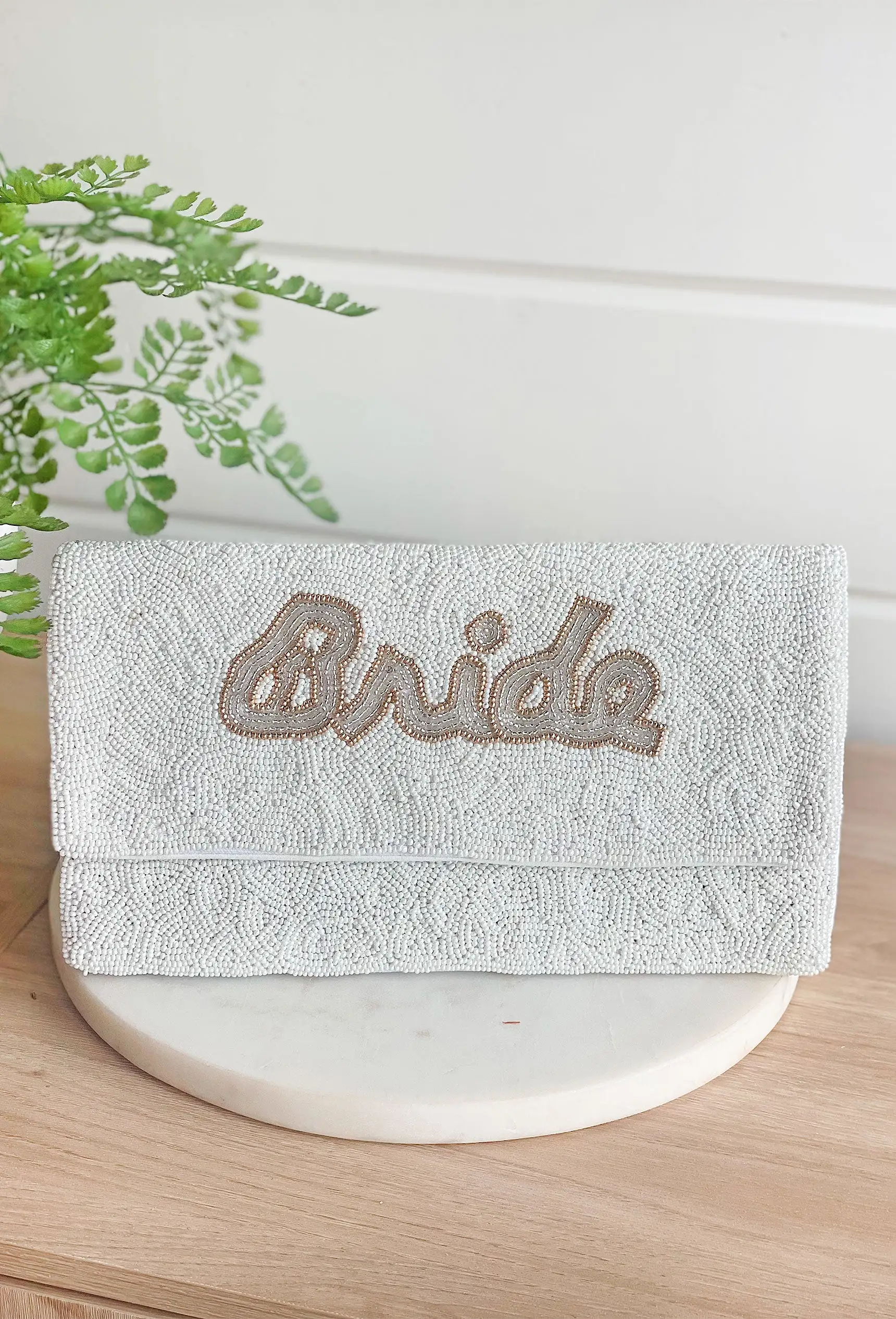 Bride Beaded Clutch