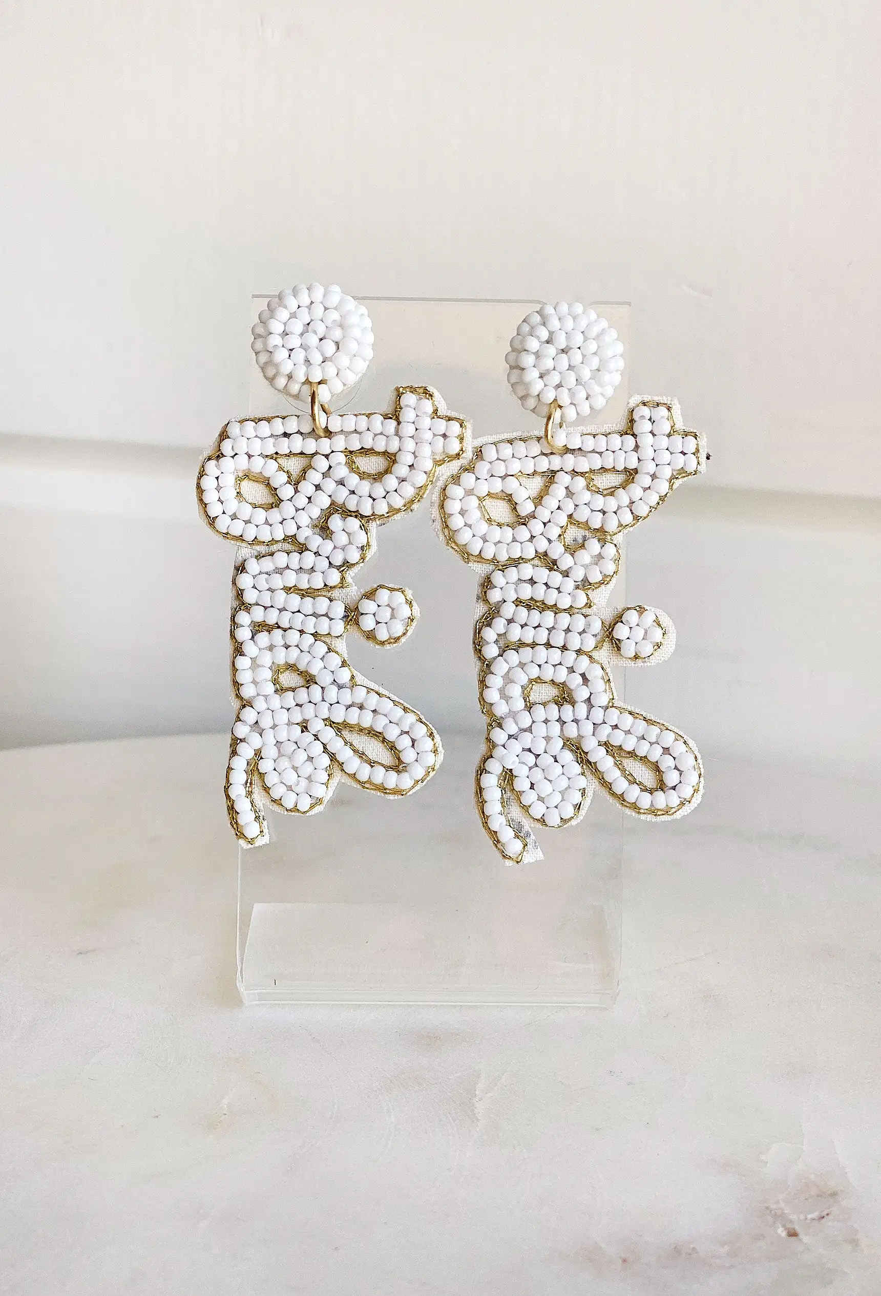 Bride Beaded Earrings