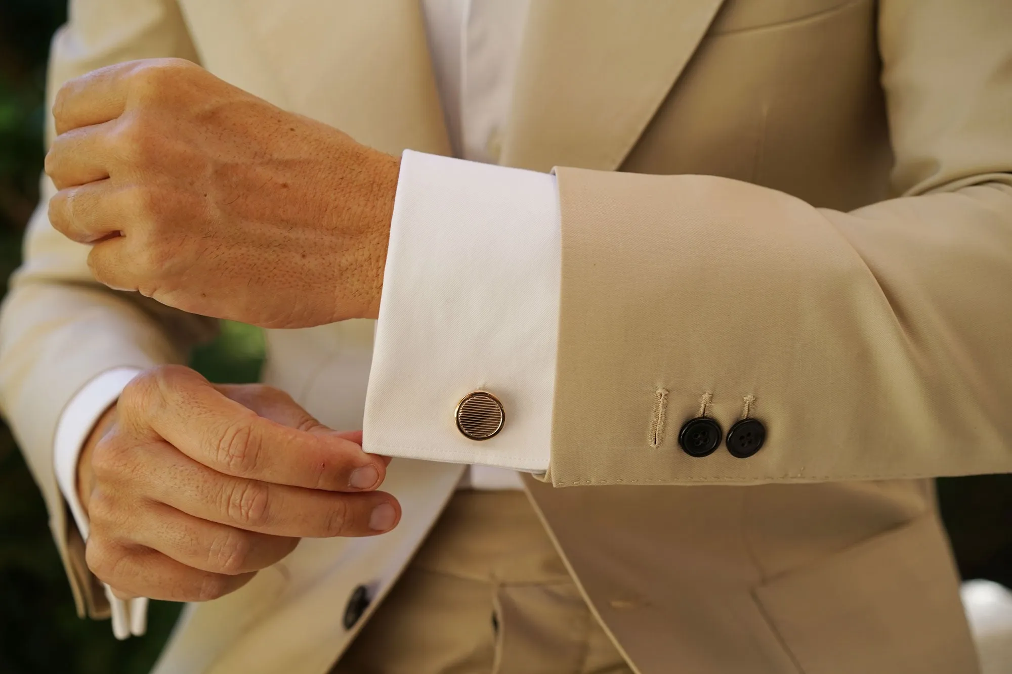 Chairman Rose Gold Cufflinks