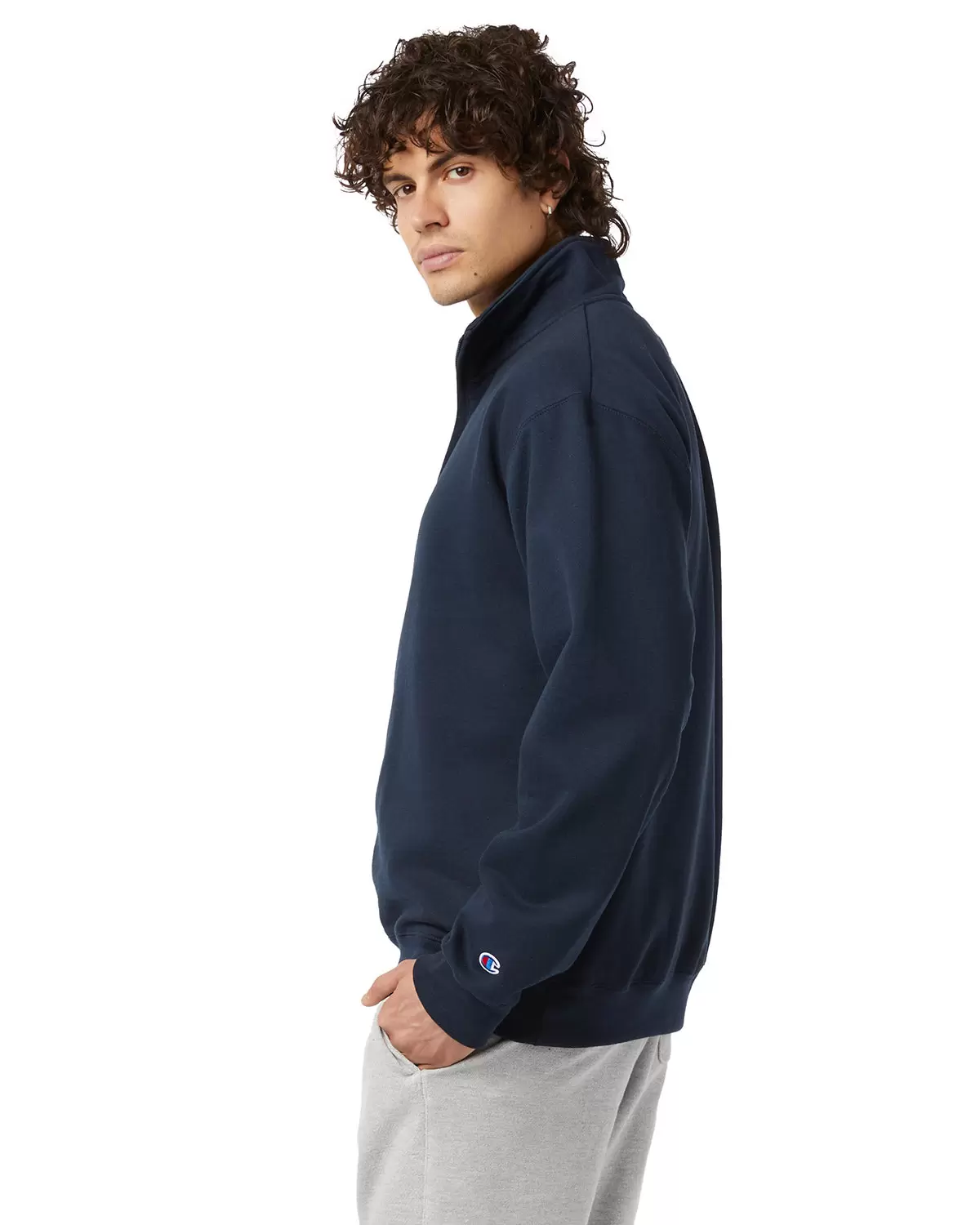 Champion Clothing S450 Powerblend® Quarter-Zip Sweatshirt SKU: S450