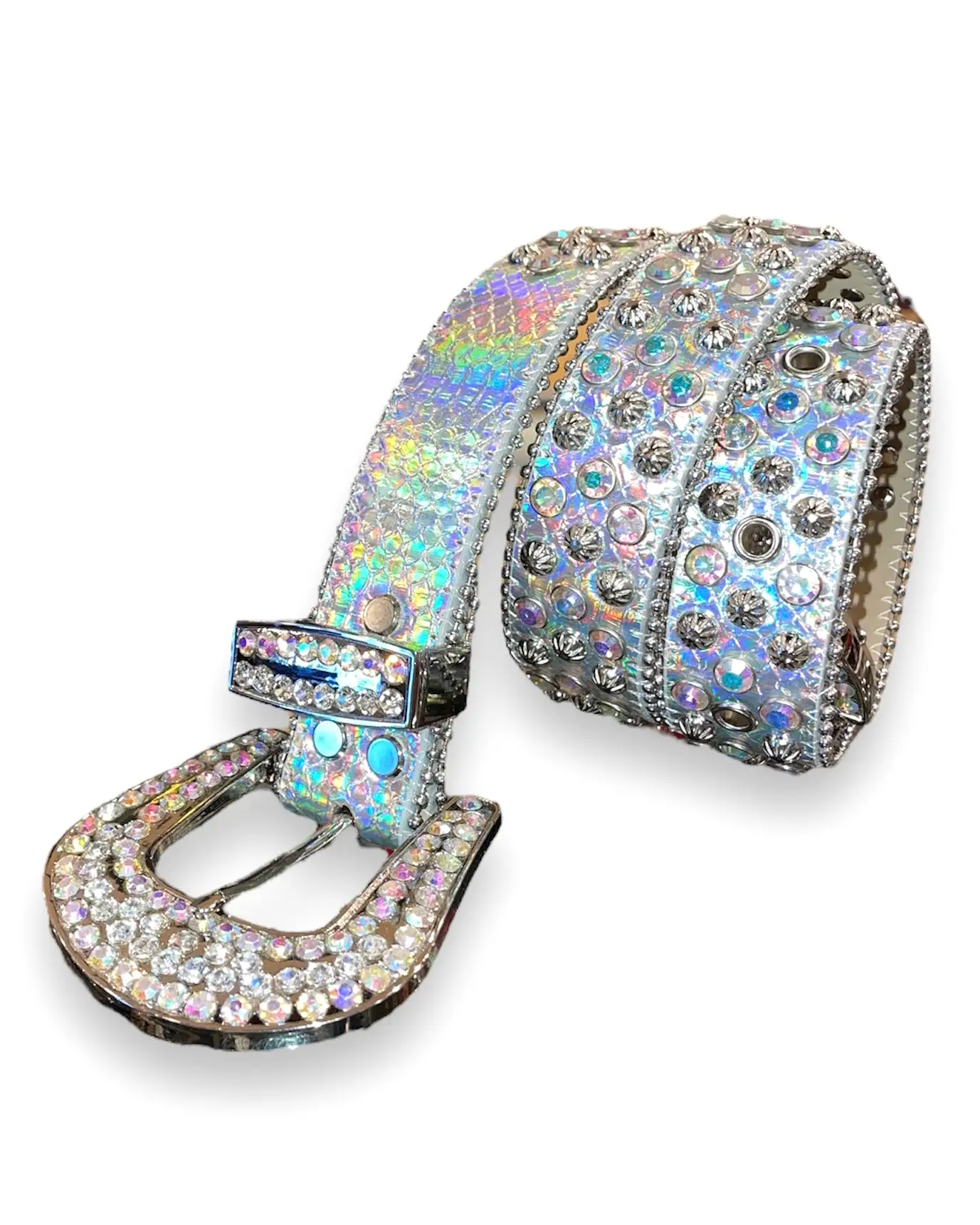 Chromatic Rhinestone Belt