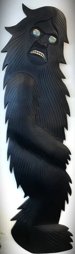 Coast Salish Sasquatch Carving - David Louis