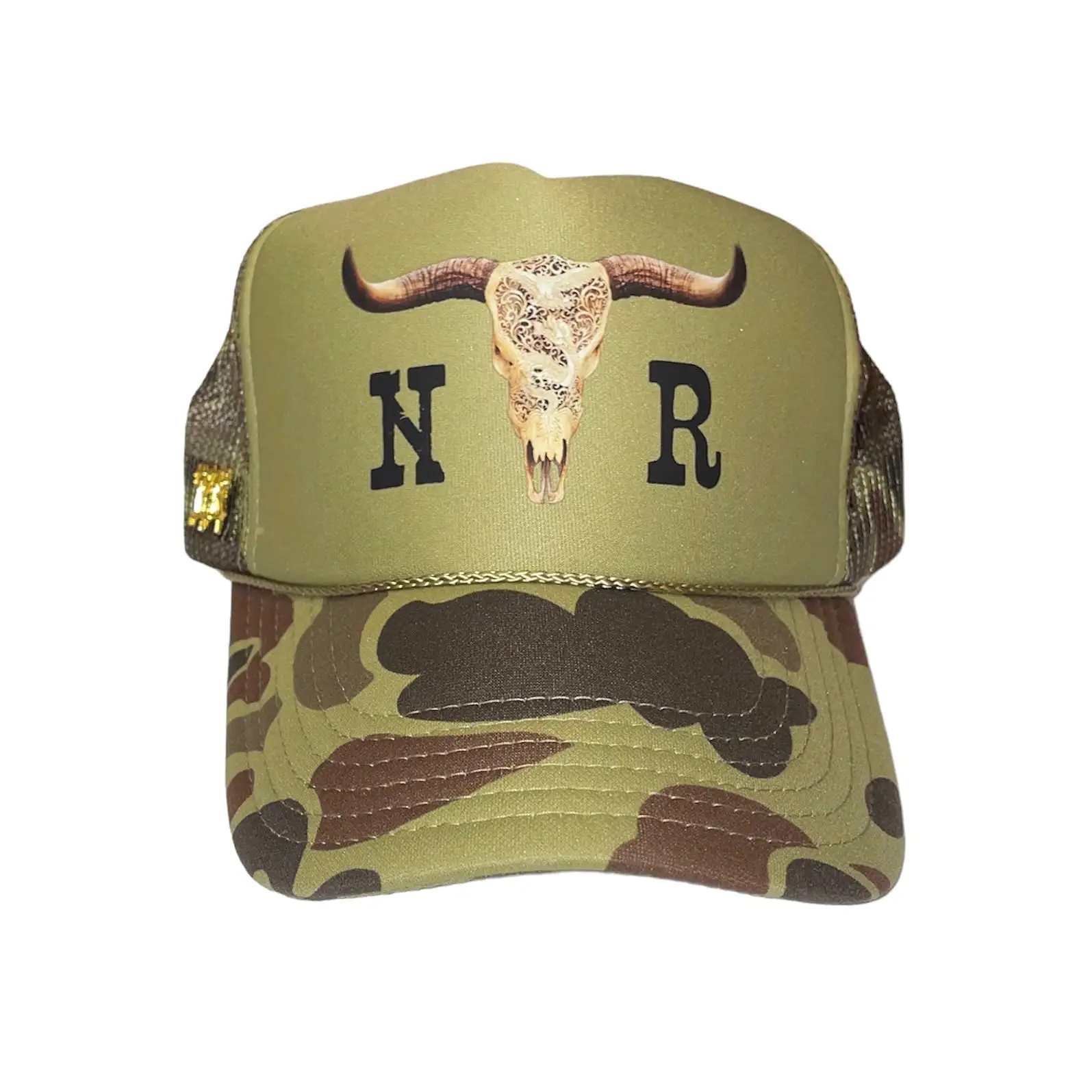 Cow Skull Trucker Hat