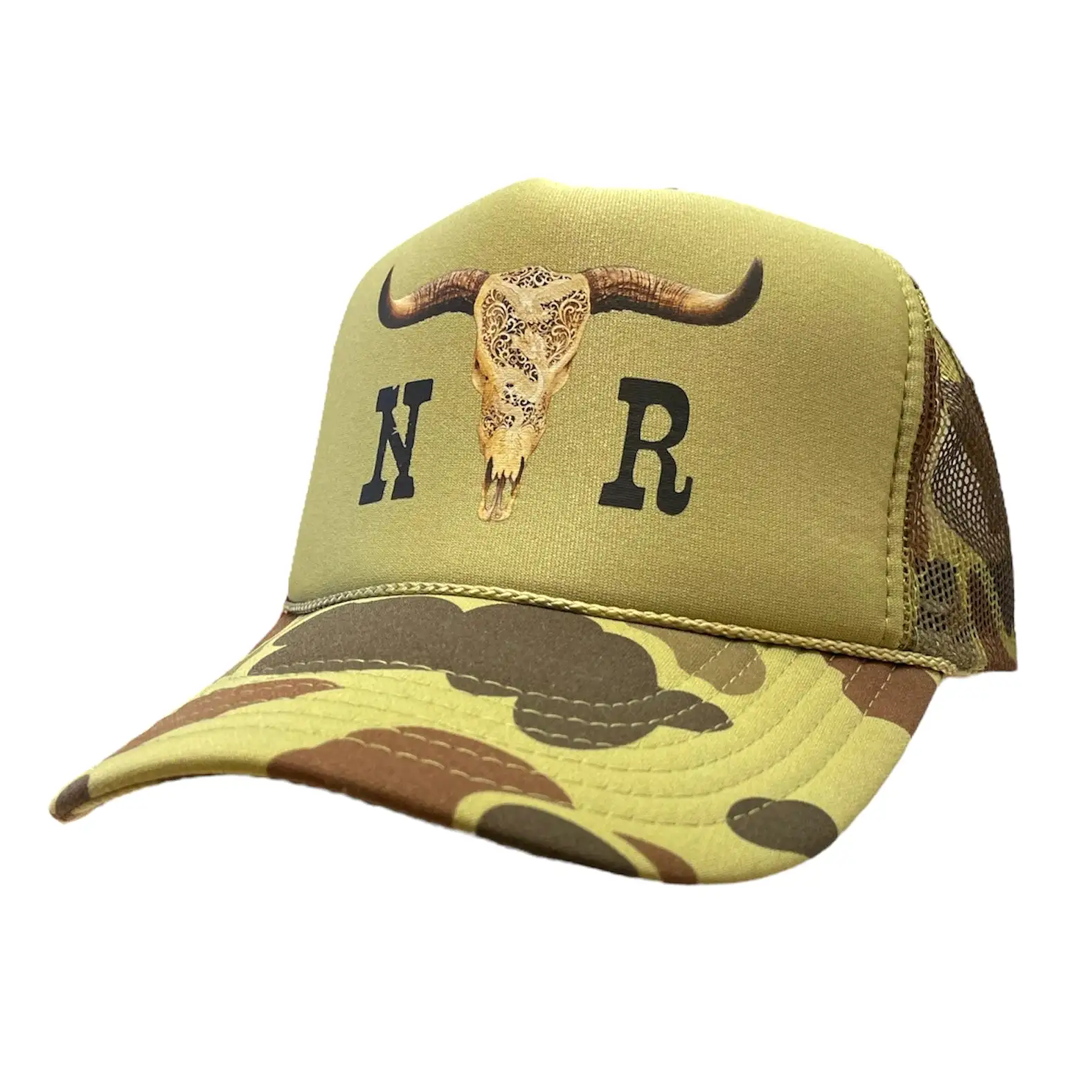 Cow Skull Trucker Hat