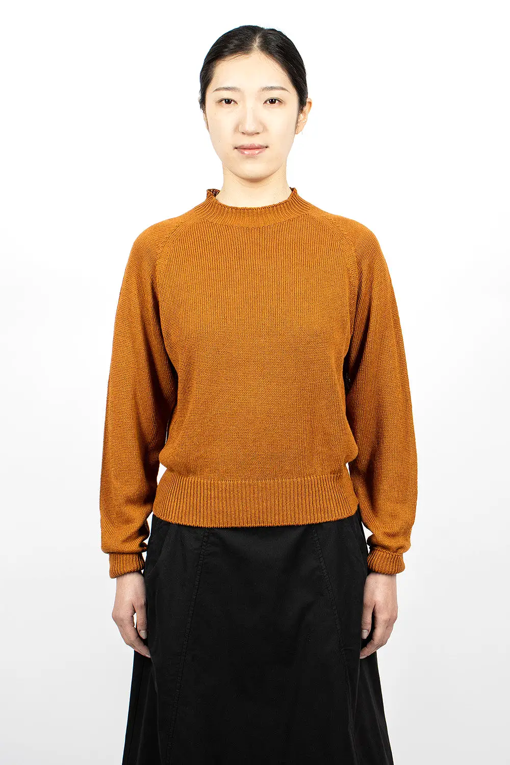 Crew Neck Resin Linen/Cotton