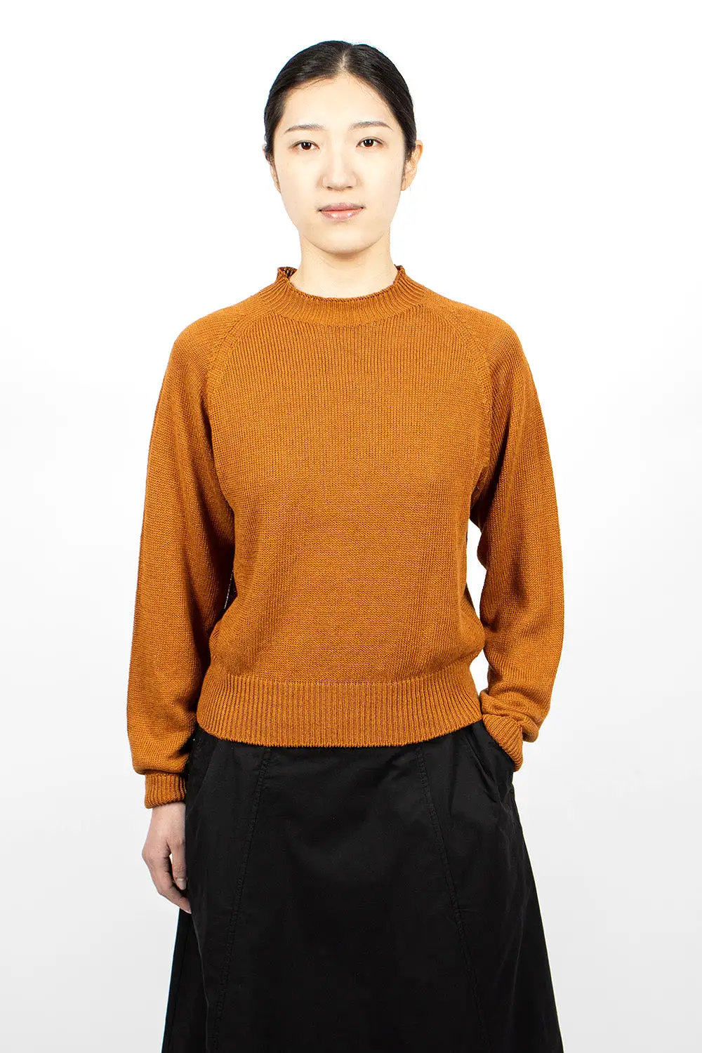 Crew Neck Resin Linen/Cotton