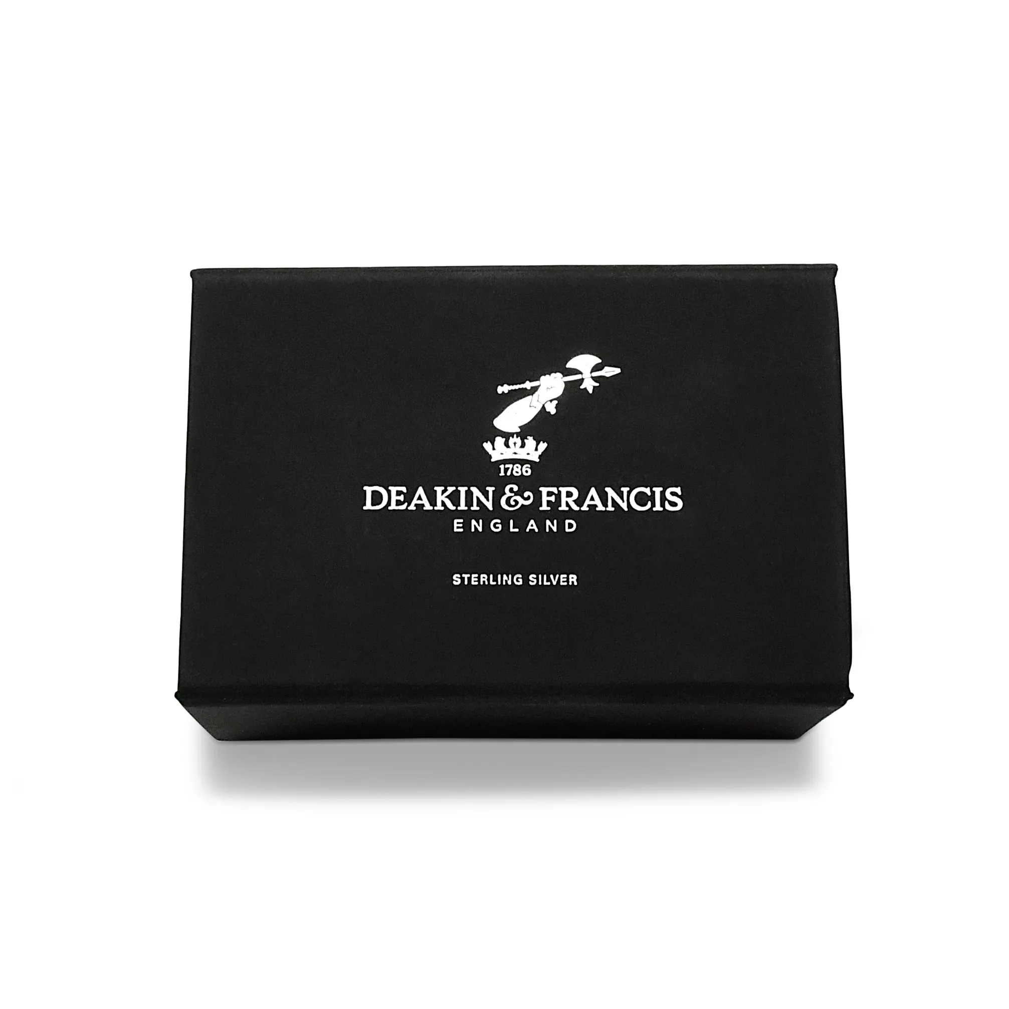 Deakin& Francis Skull Cufflinks, Popping Diamond Eyes-18ct Yellow Gold