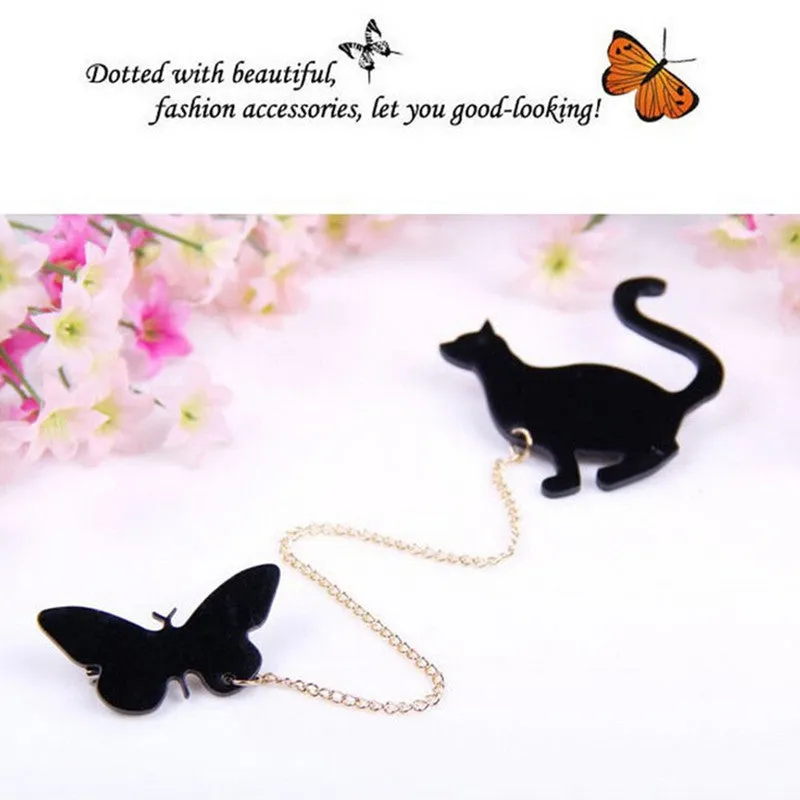 For Women Hotsale able Creative Brooch Fruit Squirrel Birds Butterflies Cat Brooches Pins SM6