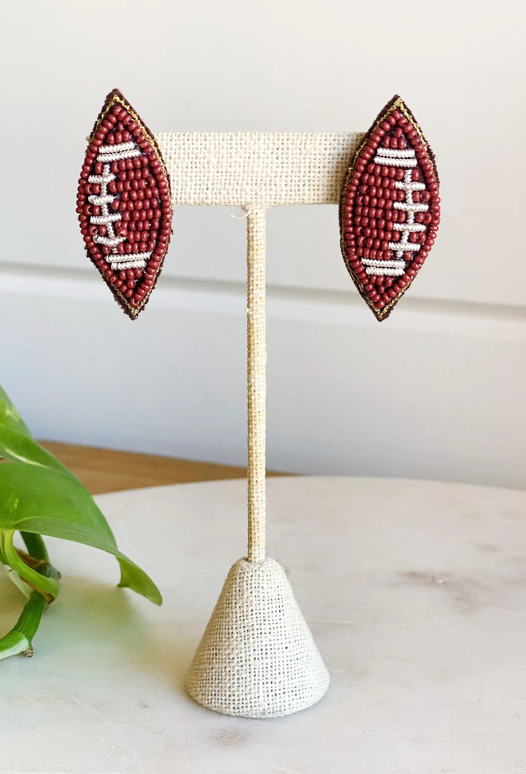 Friday Night Lights Beaded Earring