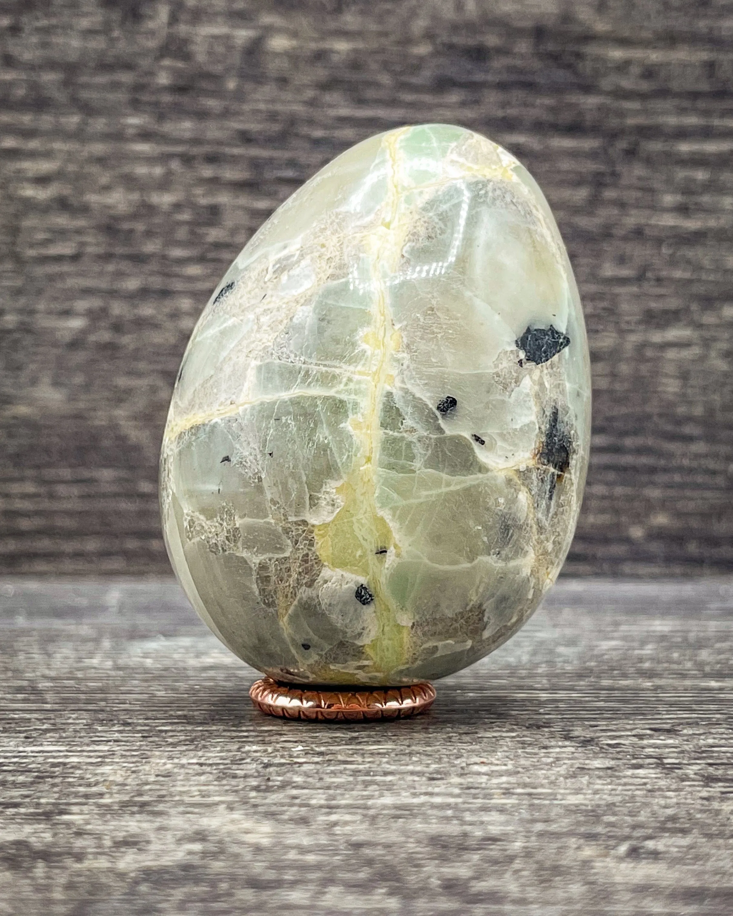 Garnierite Egg Carving, 167g