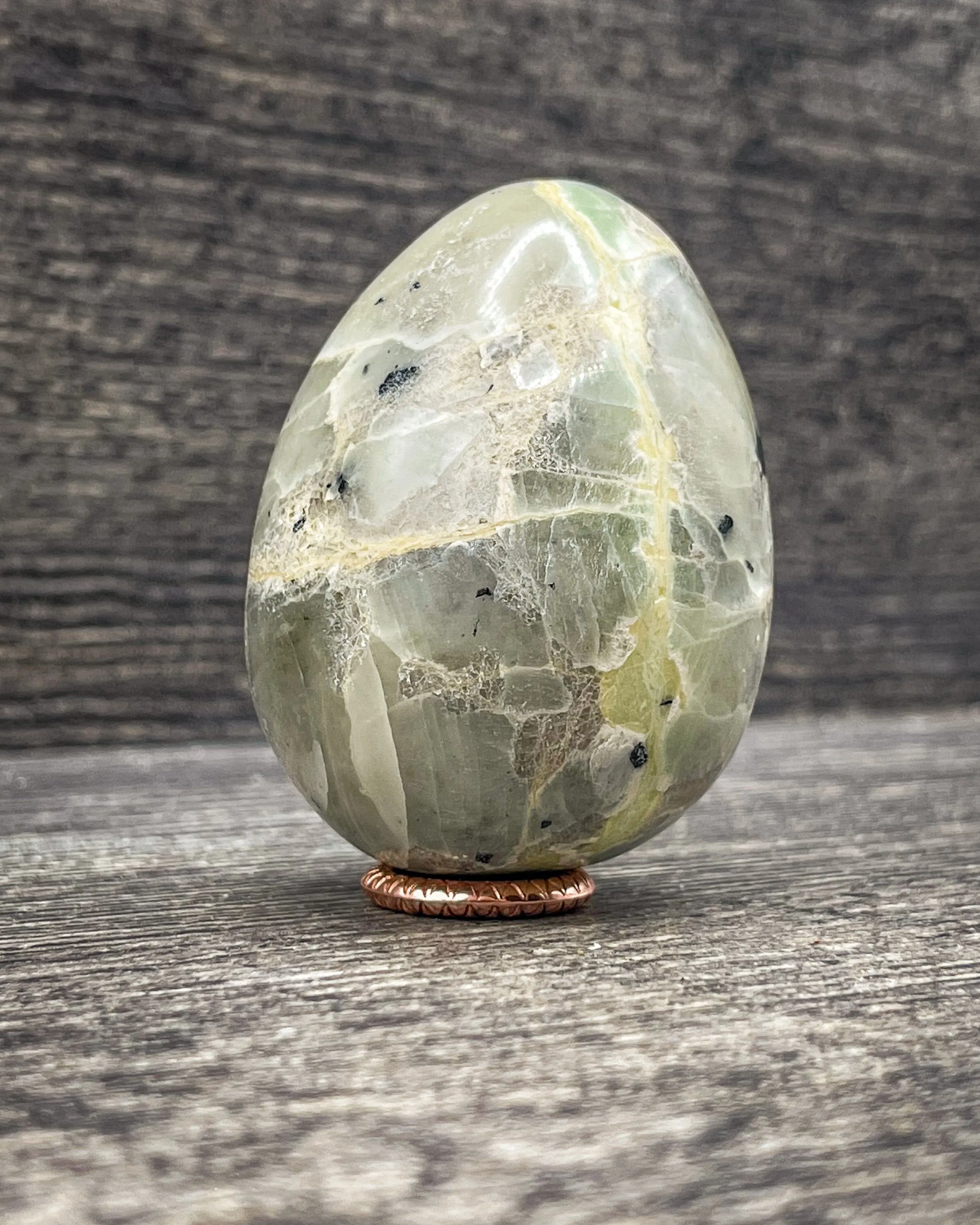 Garnierite Egg Carving, 167g