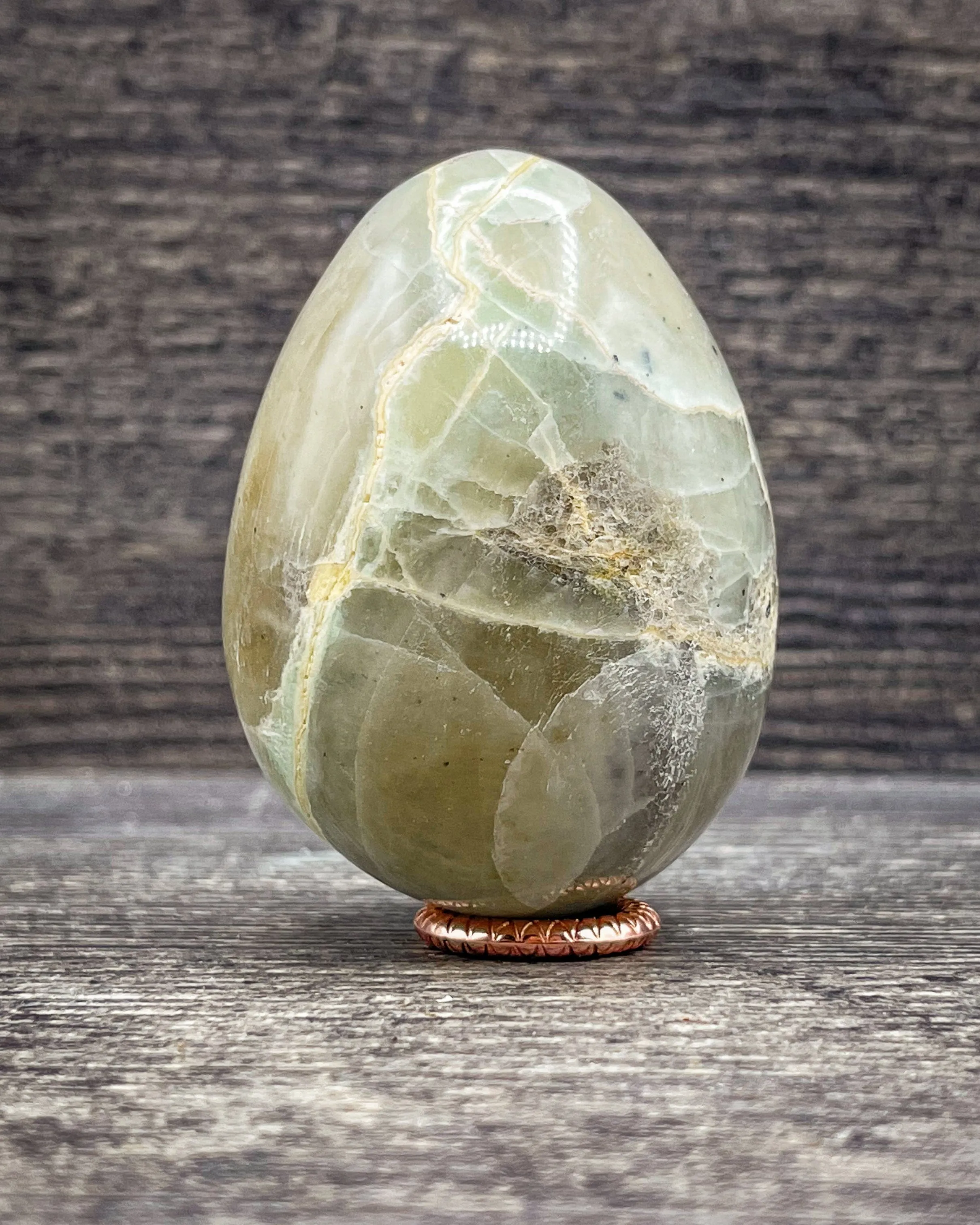 Garnierite Egg Carving, 167g