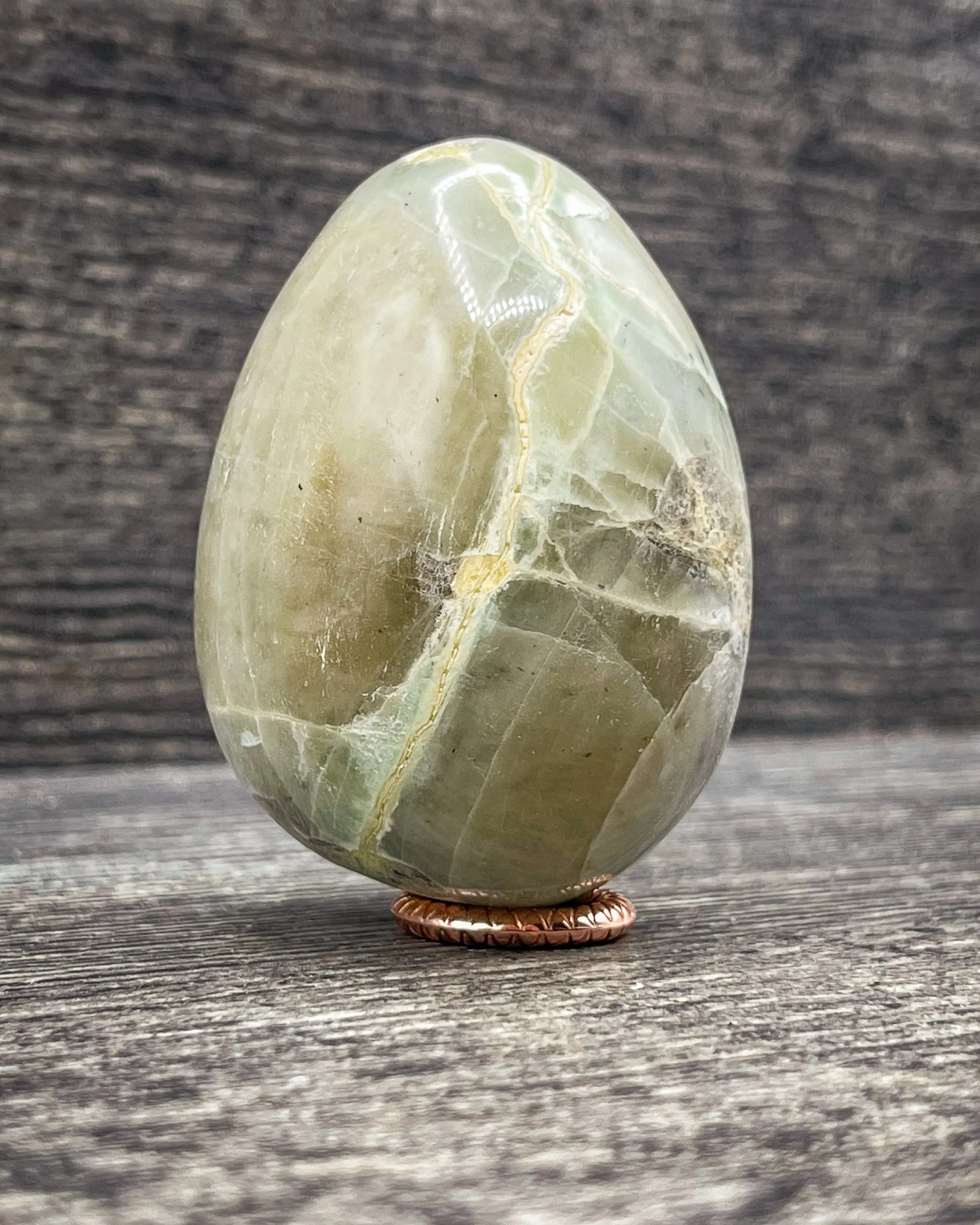 Garnierite Egg Carving, 167g