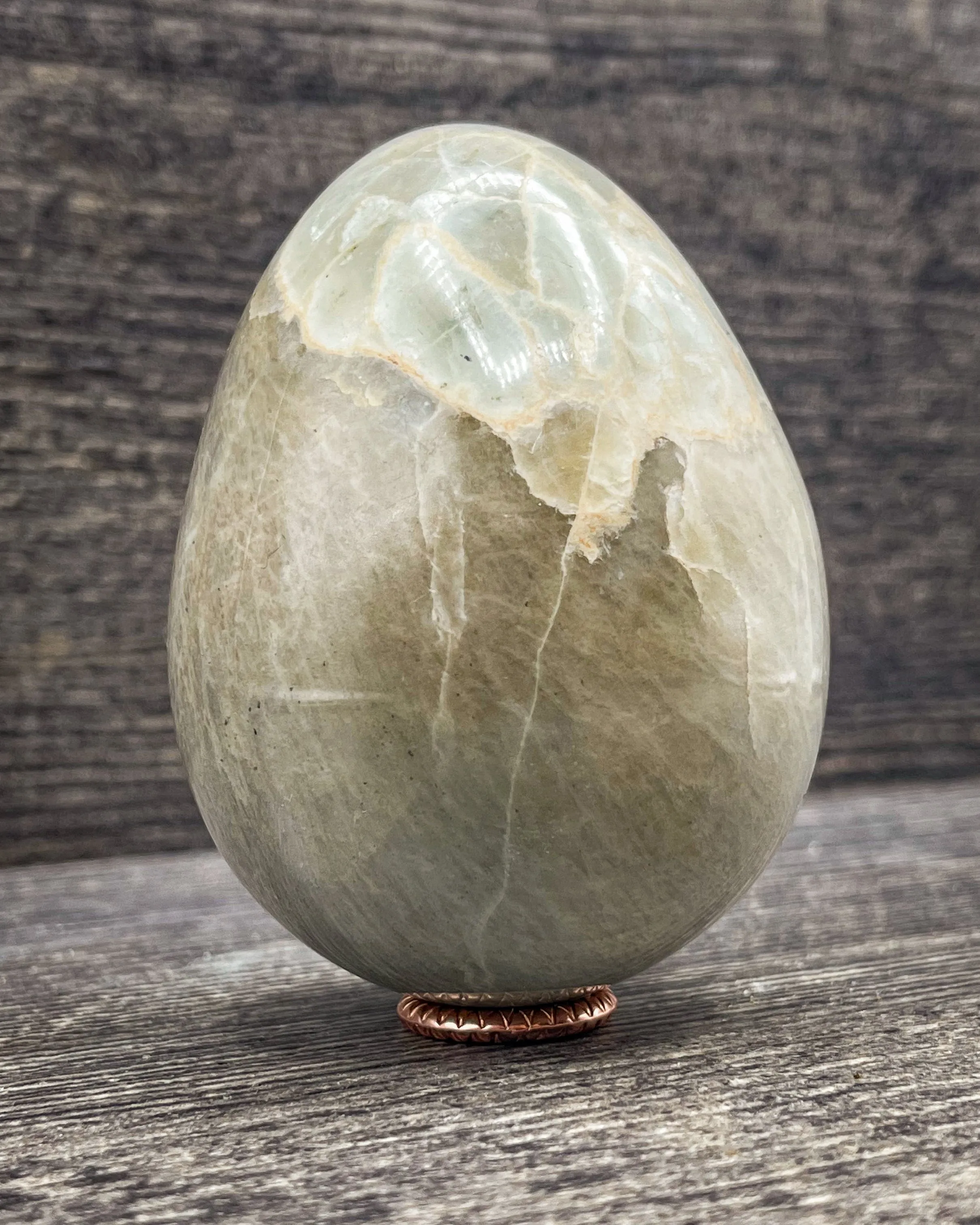 Garnierite Egg Carving, 360g