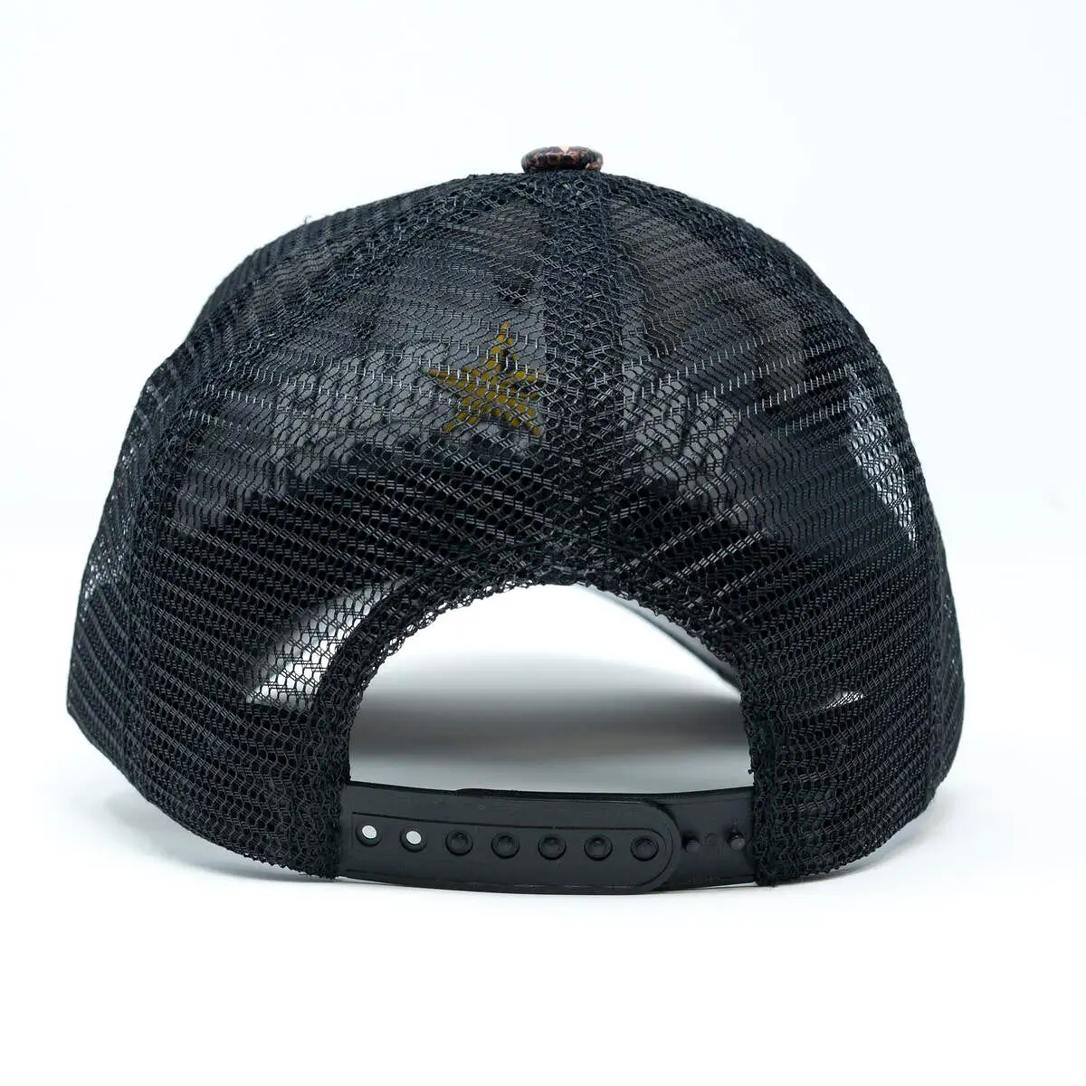 Goat Snakeskin Trucker Hat