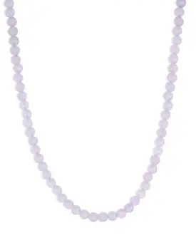 Gorjana Carter Gemstone Necklace - Lavender Jade/Gold