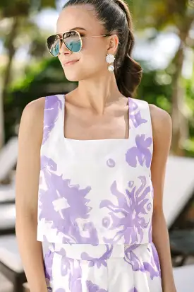 It's Always Been You Lavender Purple Abstract Tank