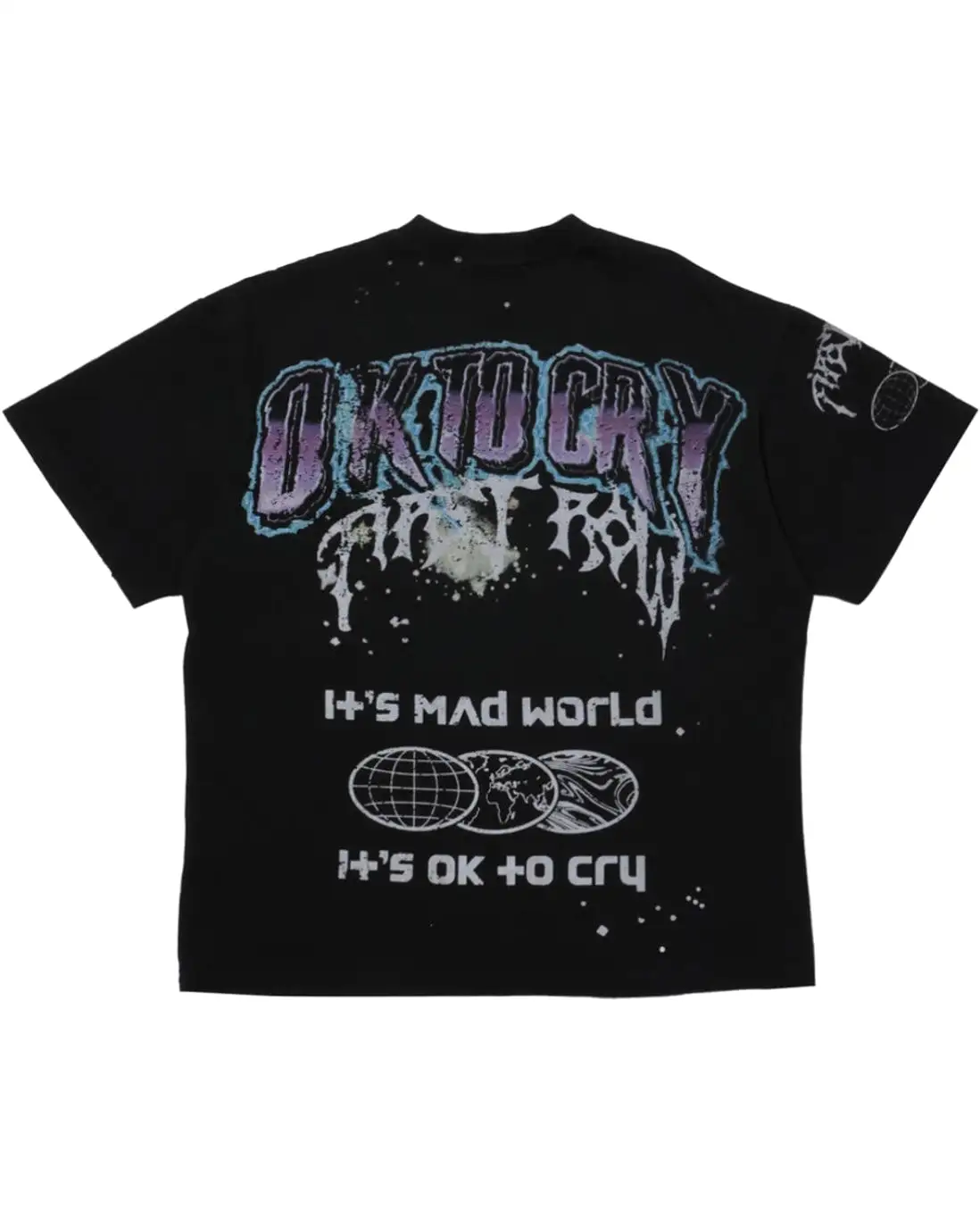 It’s Mad World Ok to Cry Space Tee