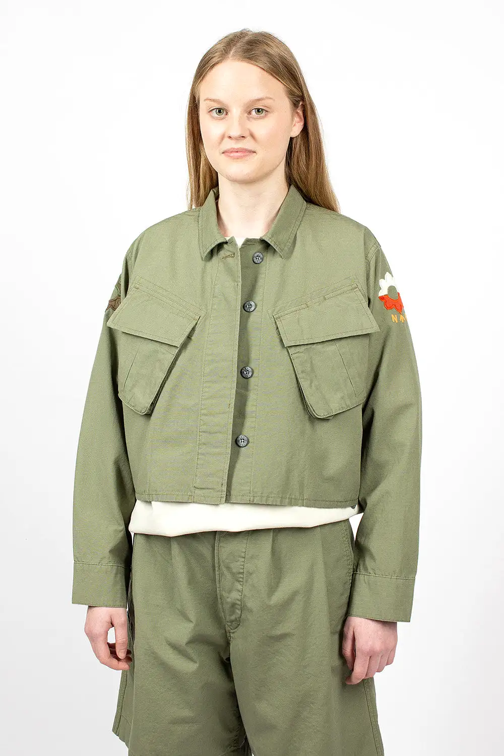 JK-50 Nam Cropped Jacket Army