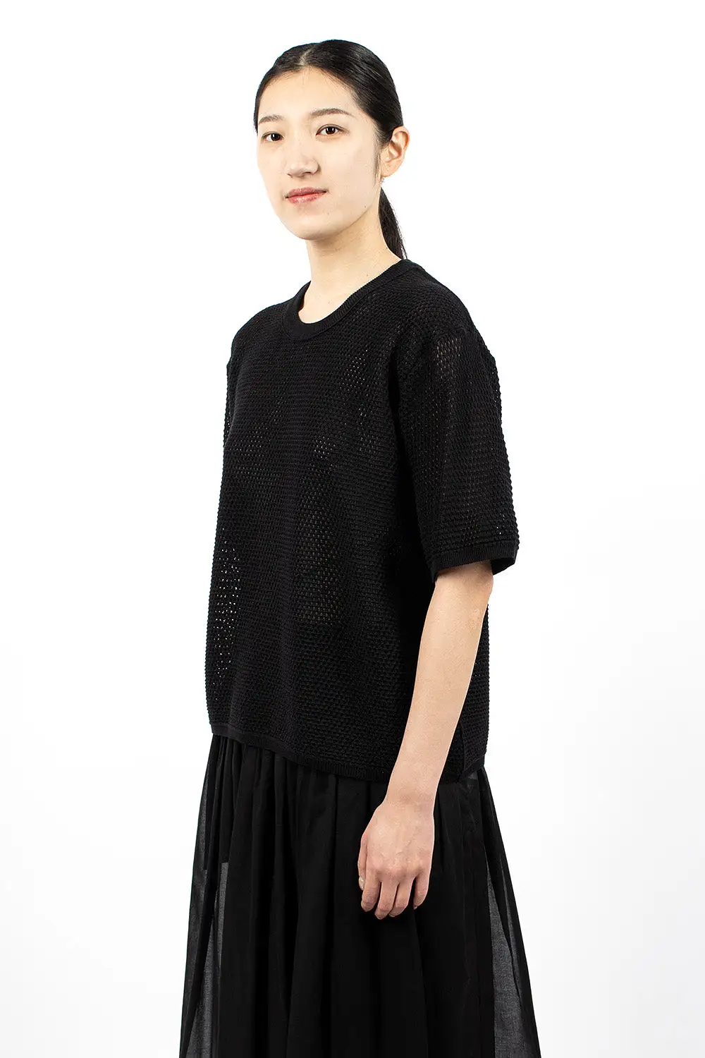 Klara Duo Eyelet Knitwear Black