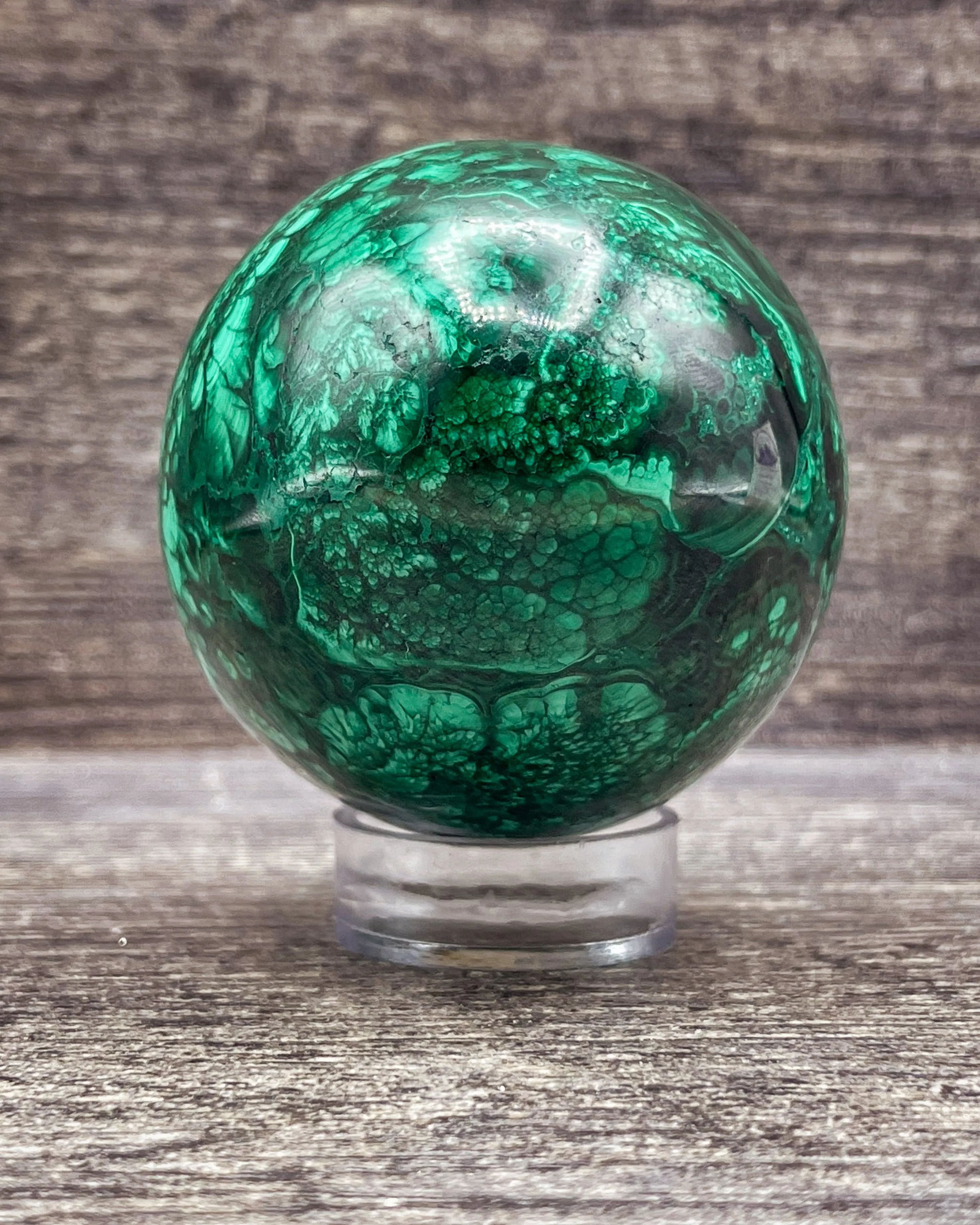 Malachite Egg Carving, 592g