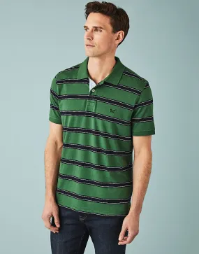 Men's Newton Stripe Polo Shirt from Crew Clothing Company