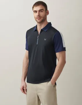 Men's Technical Golf Colourblock Polo Shirt from Crew Clothing Company