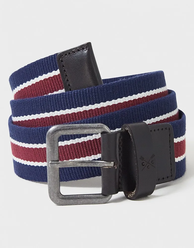 Men's Woven Belt from Crew Clothing Company