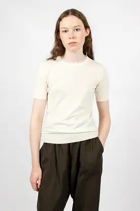 Merino Wool T-Shirt Antique White