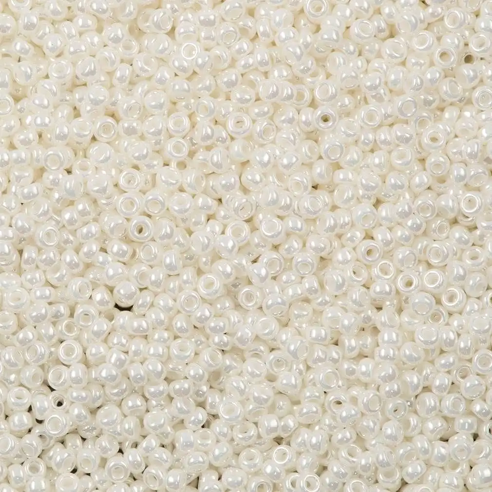 Miyuki Boncuk, MiyukiSeedBeads 8/0-0591 Ivory Pearl Ceylon