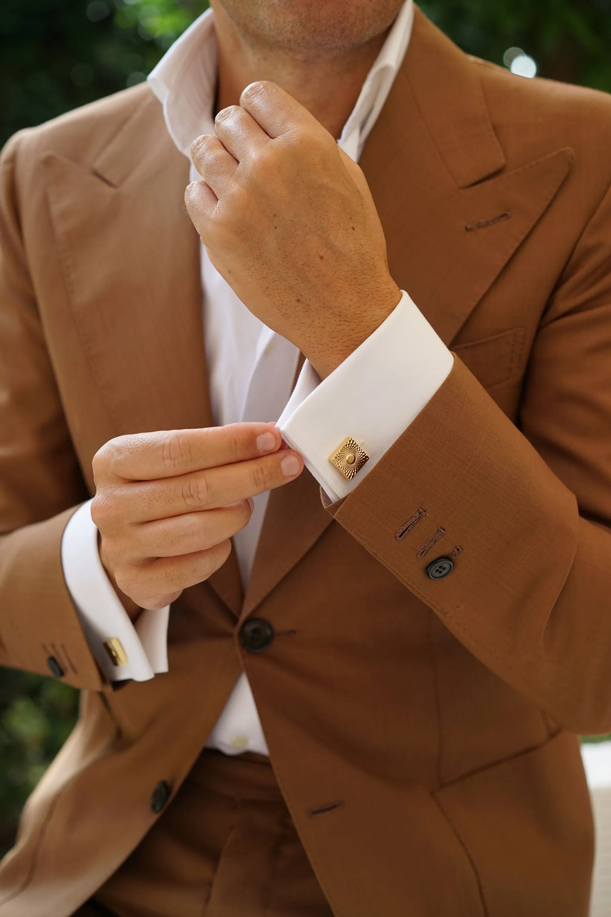 Mr. Bond Gold Cufflinks