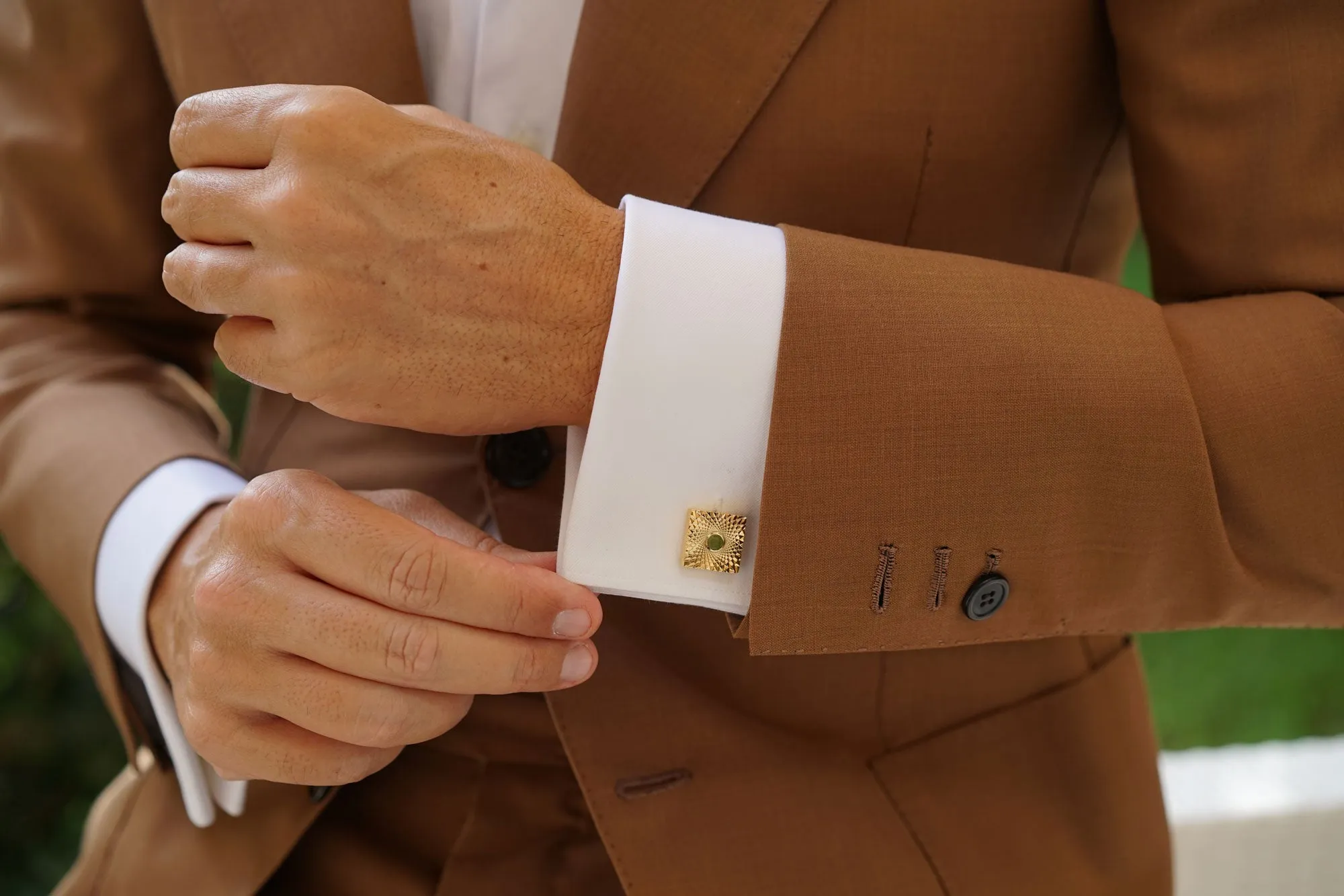 Mr. Bond Gold Cufflinks