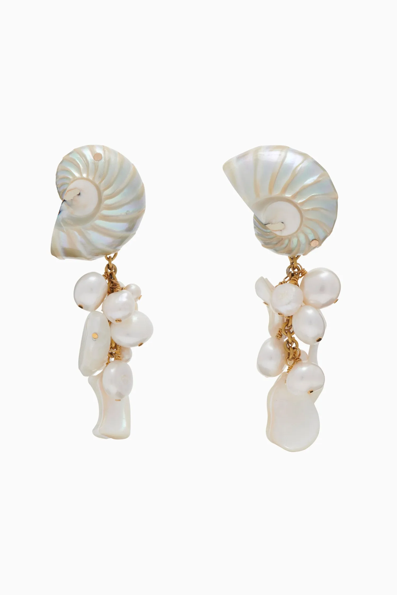 Pearl Chandelier Drop Earrings - Pearl