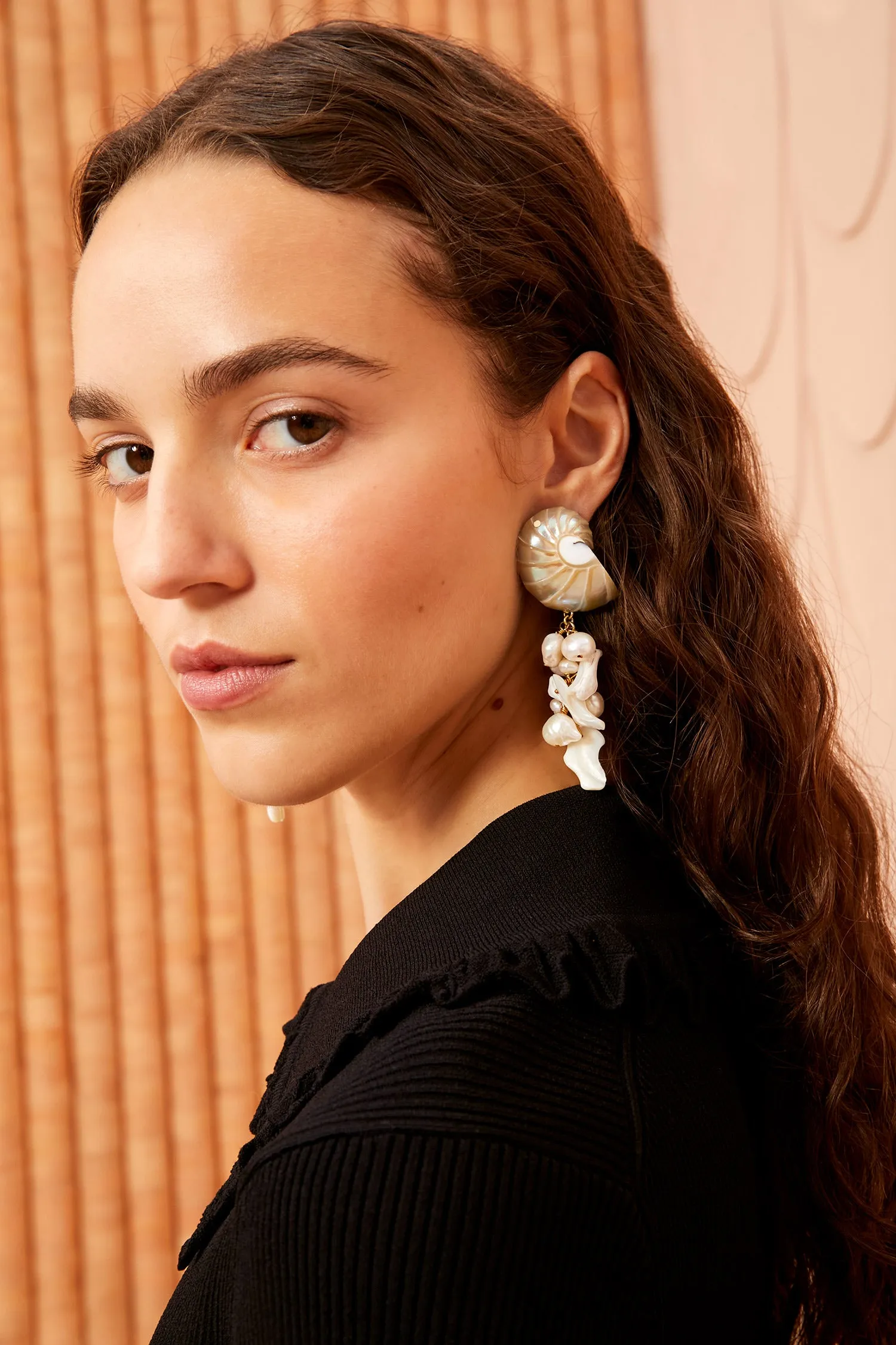 Pearl Chandelier Drop Earrings - Pearl