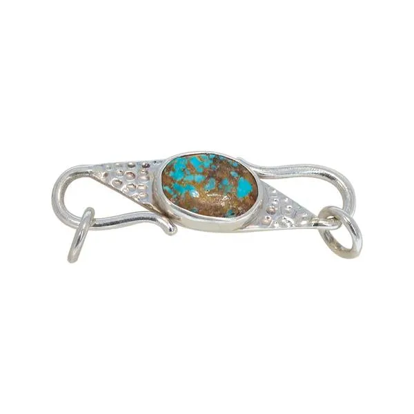 PERSIAN TURQUOISE Sterling Clasp Hook Style Choose Stone