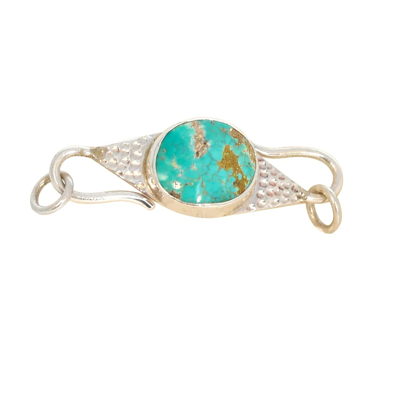 PERSIAN TURQUOISE Sterling Clasp Hook Style Choose Stone