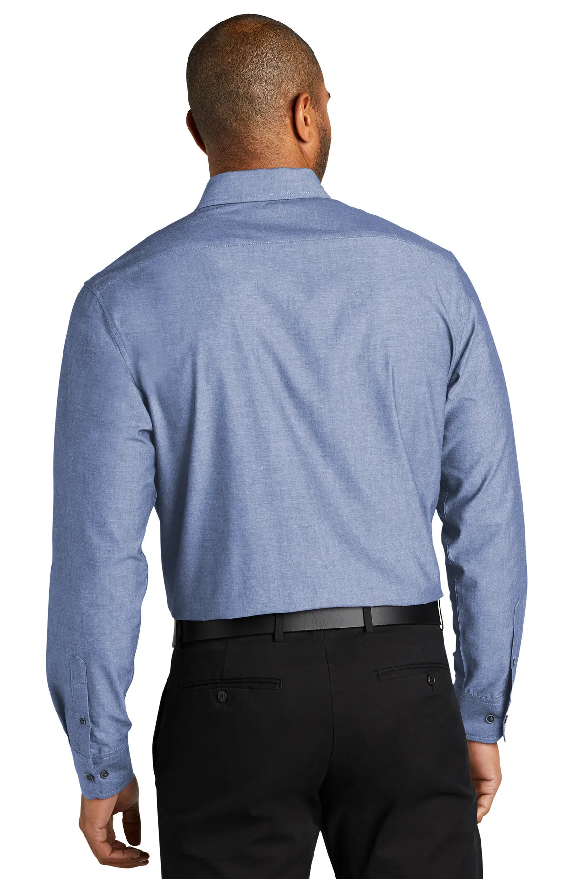 Port Authority Clothing W382 Port Authority   Long Sleeve Chambray Easy Care Shirt SKU: W382