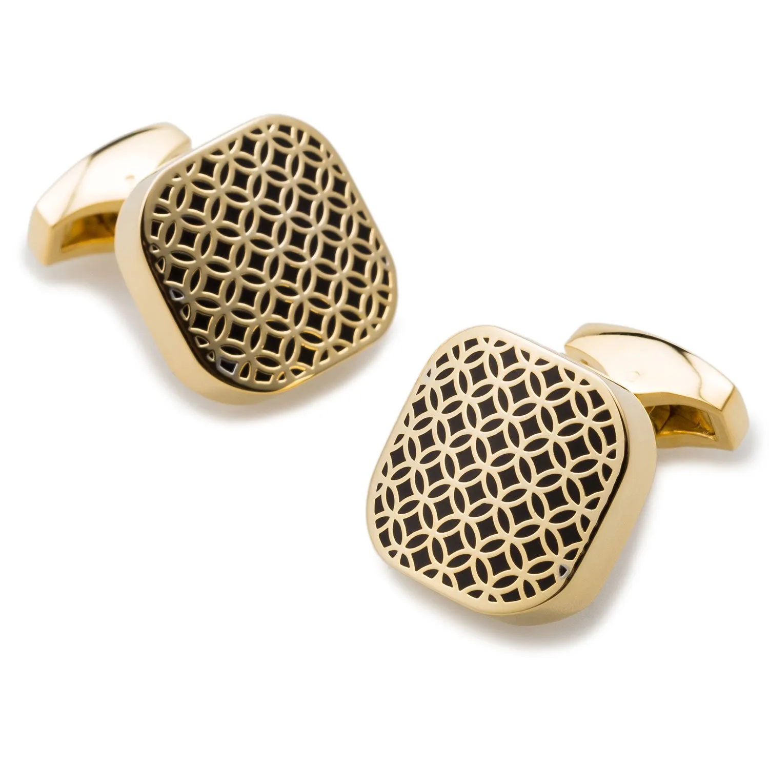 Presidents Quarter Gold Cufflinks