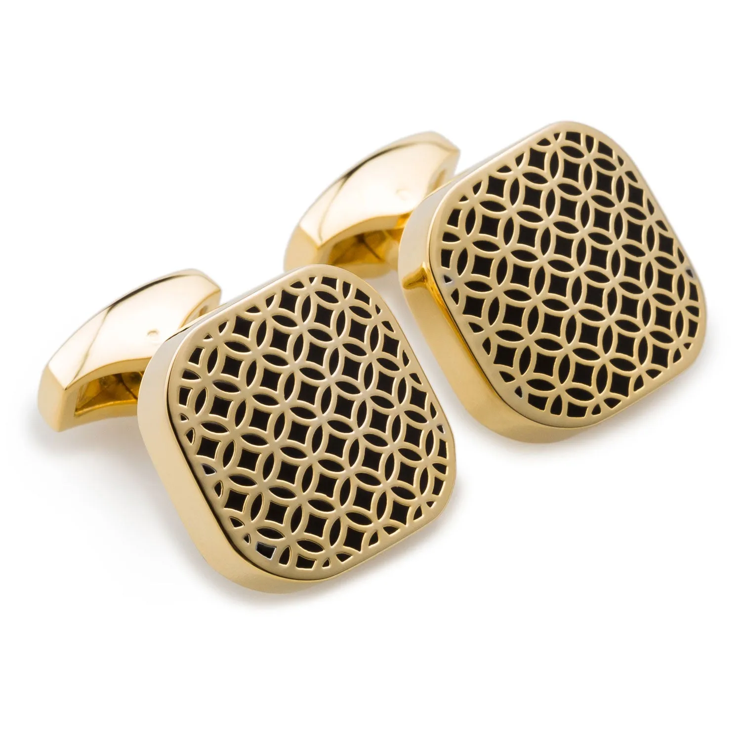 Presidents Quarter Gold Cufflinks