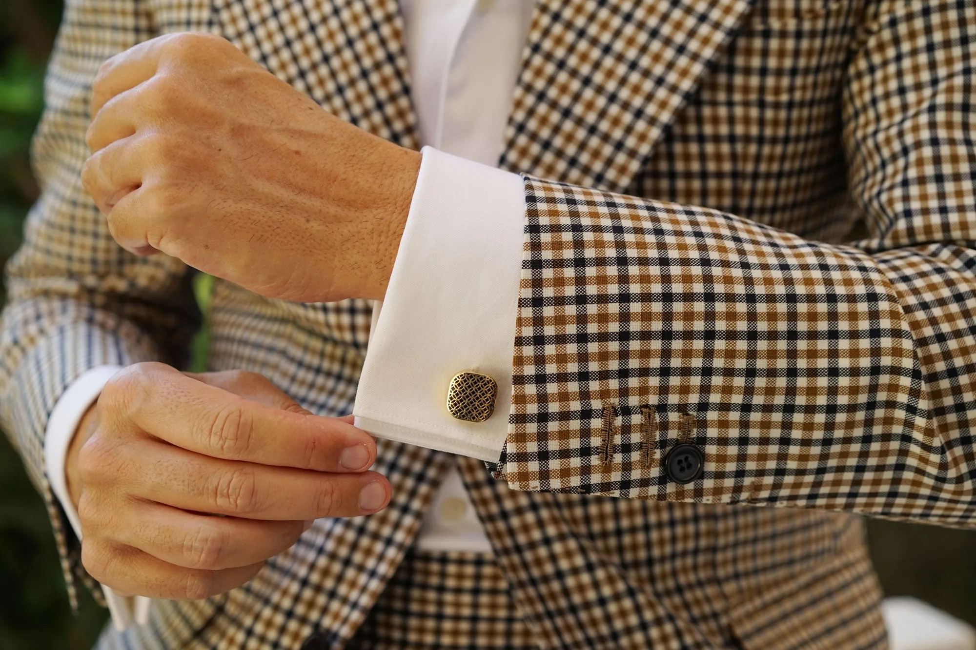 Presidents Quarter Gold Cufflinks