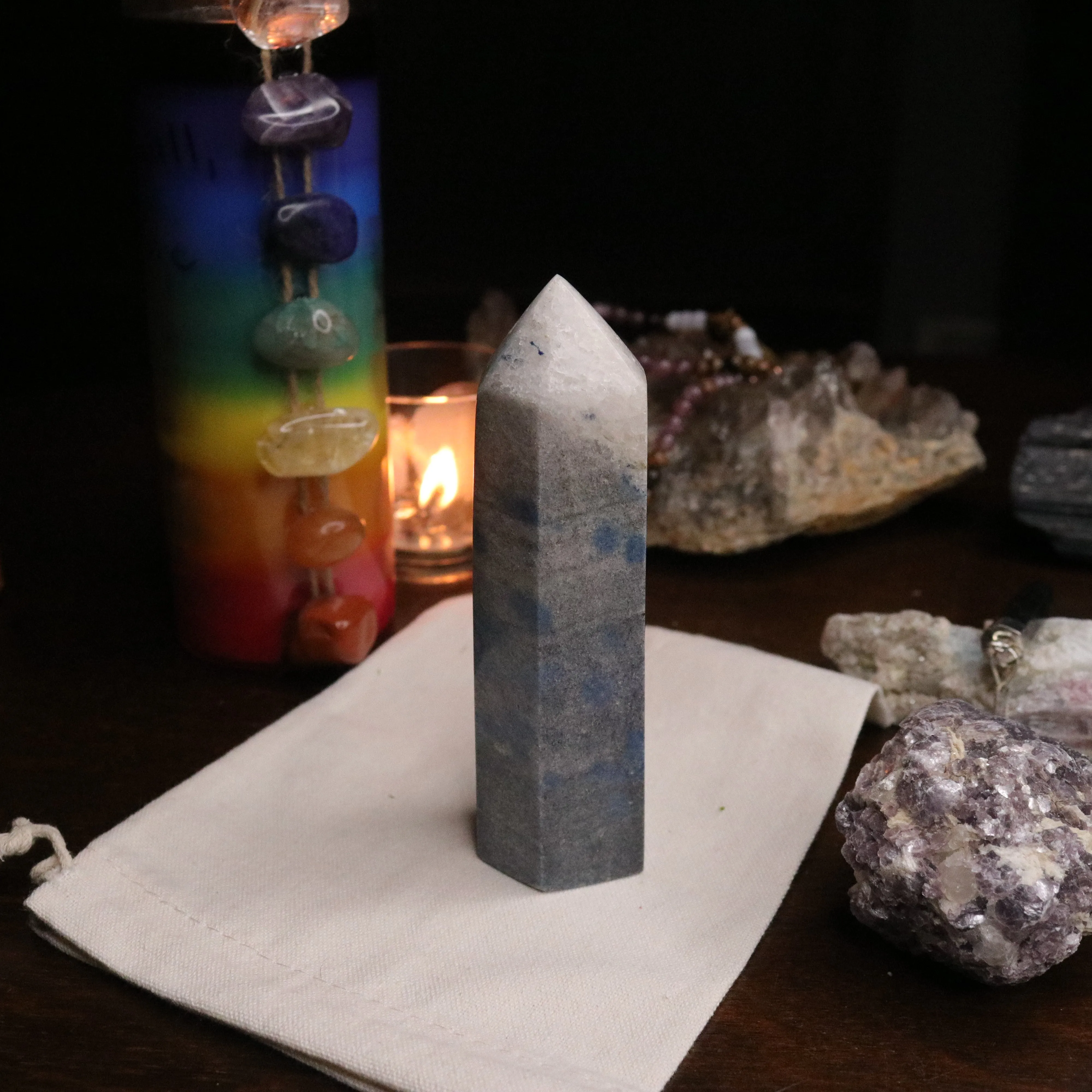 Rare Energy Unique Quartz top K2 Tower Carving