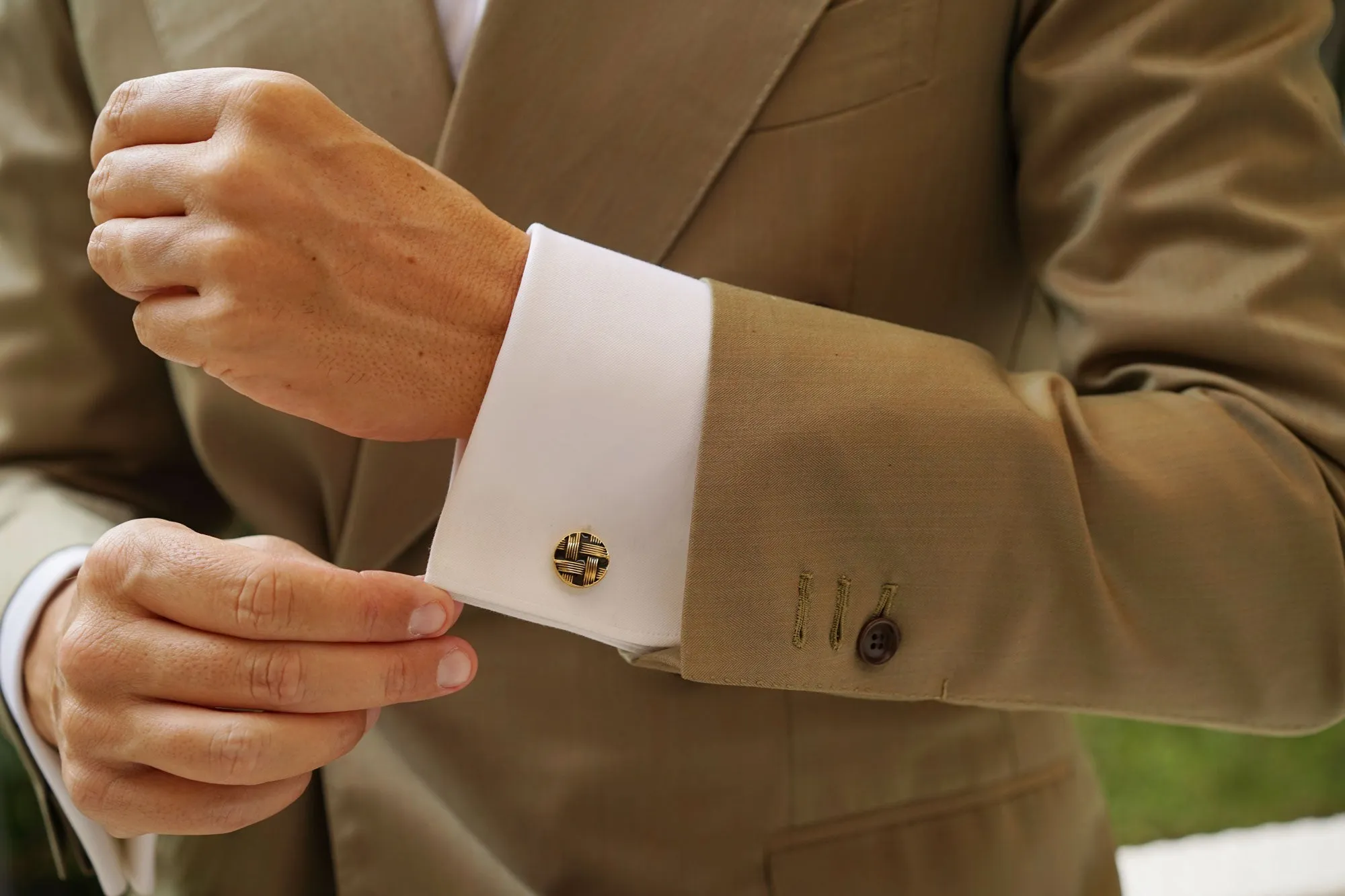 Rembrandt Gold Cufflinks