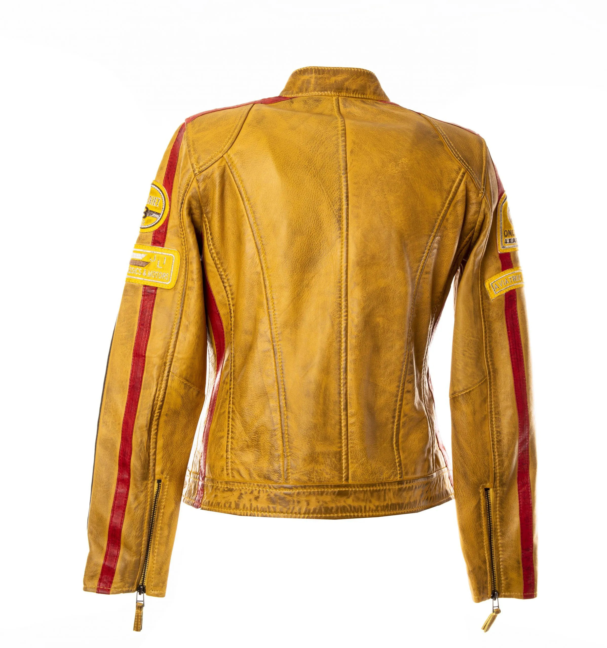 San Remo - Yellow - Second Skin Leather and Sheepskin Clothing<